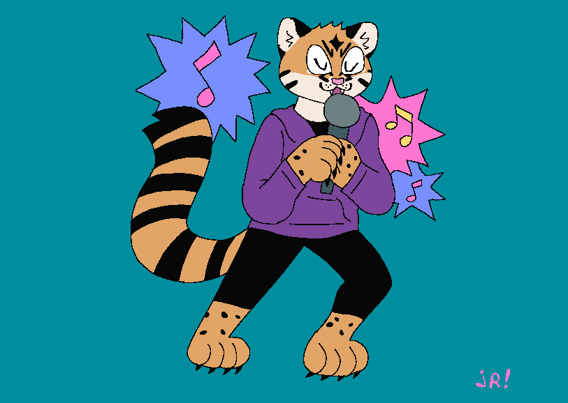 Cygne the Kodkod Singing His Heart Out! (Animated)